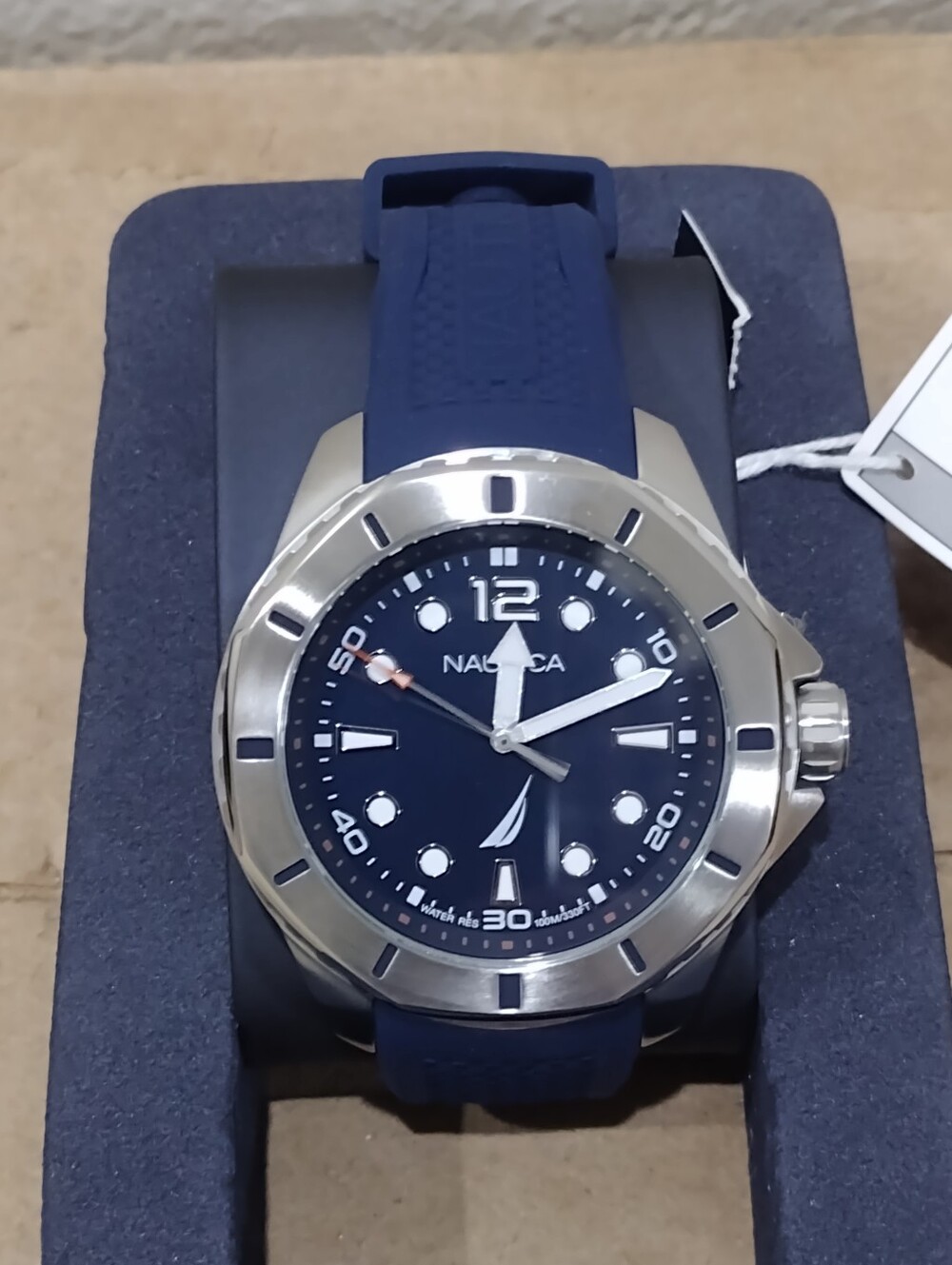 NAUTICA KOH MAY BAY WATCH BLUE  STRAP NAUTICA NAPKMF201 NAUTICA MEN'S WATCH NEW